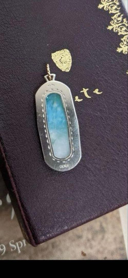 agete Larimar gemstone jewelry in new unused condition with elegant blue stone