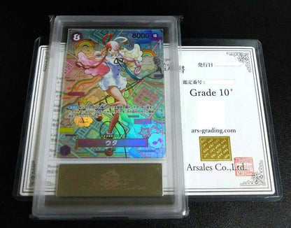 ARS Grade10+ One Piece Least Price ARS10+ with Certification Uta SP Parallel OP02-120 スペシャルカード — OP02-120 — Japanese