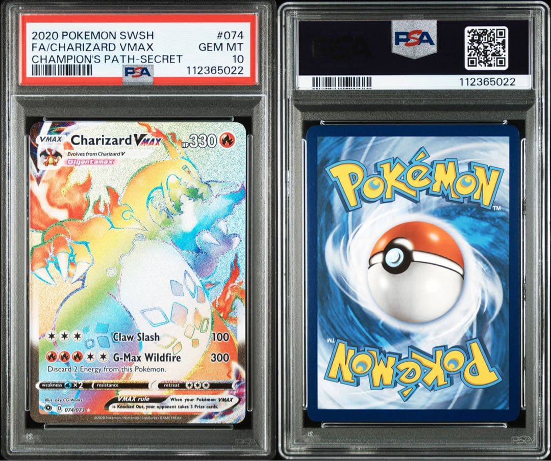 PSA 10 Pokemon Charizard VMAX — Japanese