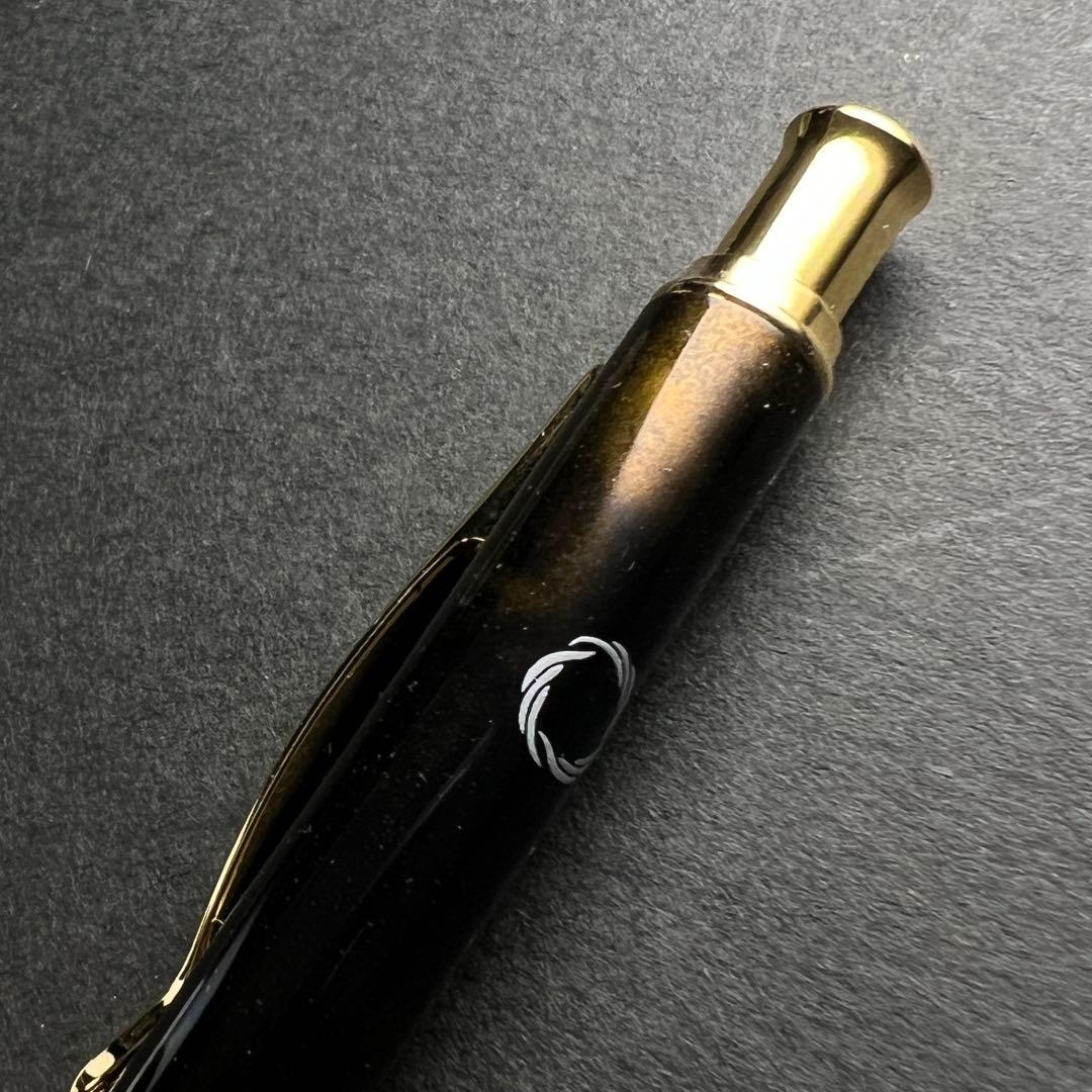 Vintage PILOT Cavalier Brown Tiger fountain pen with company logo, unused but opened, made in Japan