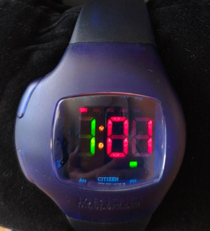 Citizen D400 Digital Men's Watch — Japanese
