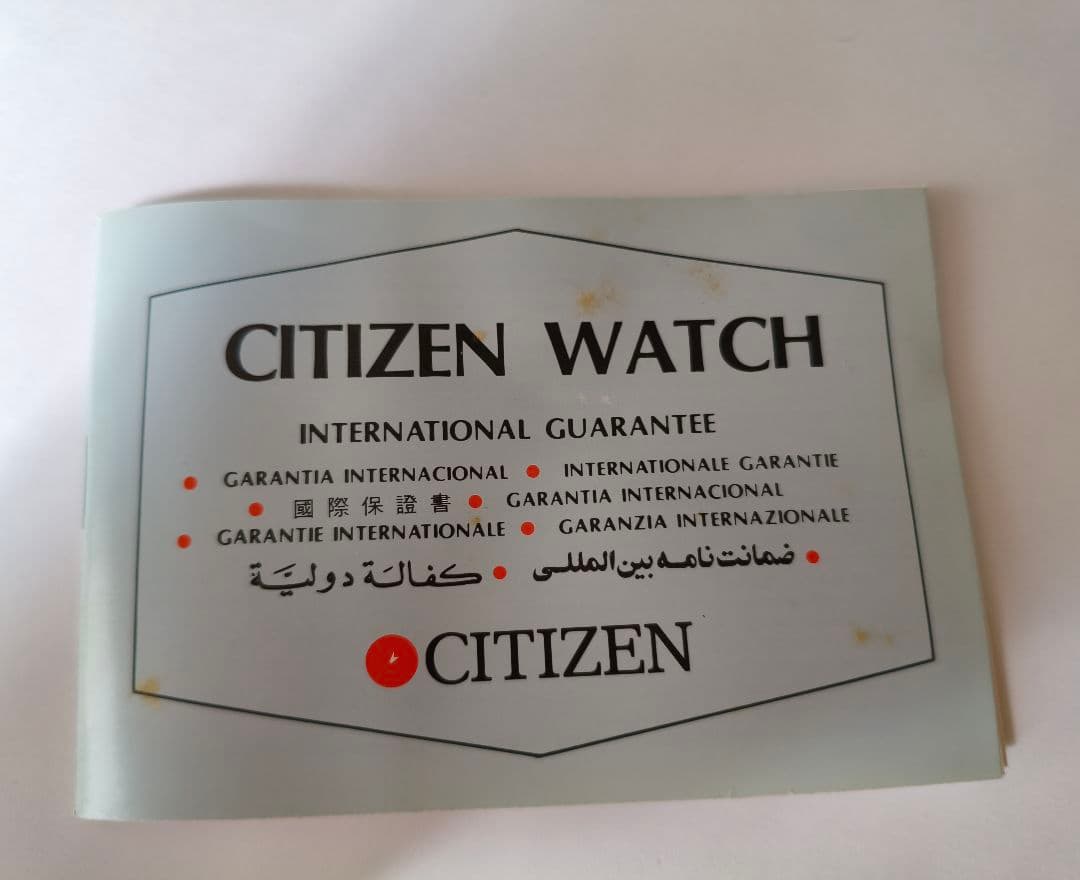 Citizen D400 Digital Men's Watch — Japanese