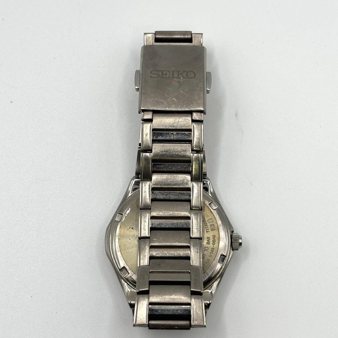 SEIKO SBTG007 Solar Men's Watch — Japanese