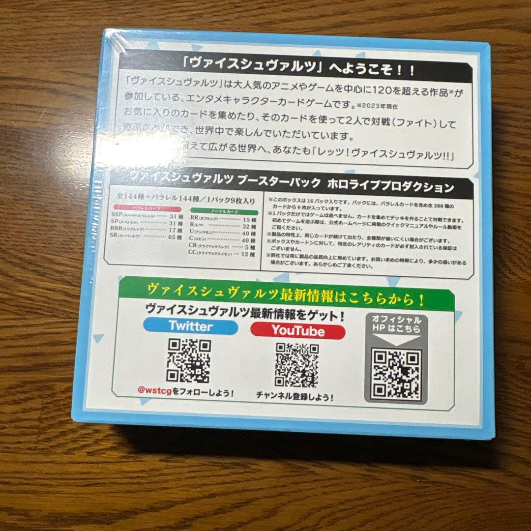 Weiss Schwarz hololive production Undisclosed Box — Japanese