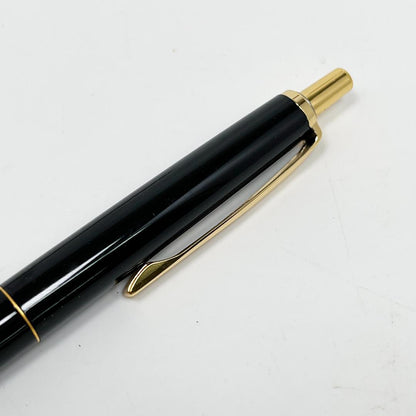 Pilot pen writing instrument set including fountain pen, ballpoint pen, and mechanical pencil with slight scratches