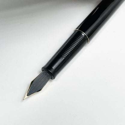 Pilot pen writing instrument set including fountain pen, ballpoint pen, and mechanical pencil with slight scratches