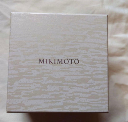 MIKIMOTOLOVE necklace featuring pink gold pearl and diamond with LOVE motif design