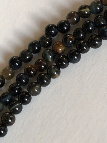 Agate Classic Silver Long Necklace 81 cm black and brown agate stones with sterling silver chain