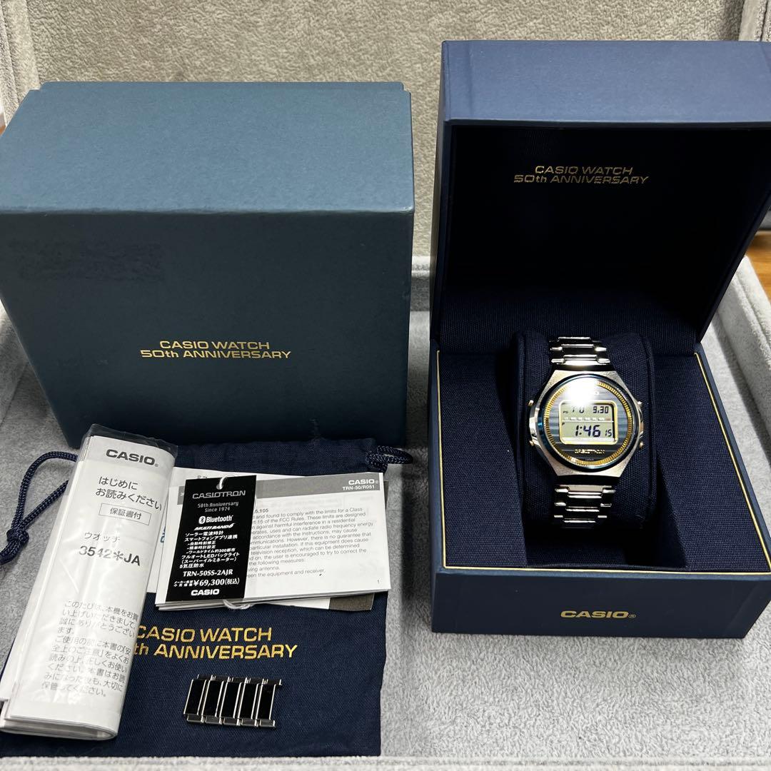 CASIO TRN-50SS-2AJR Solar Men's Watch — Japanese