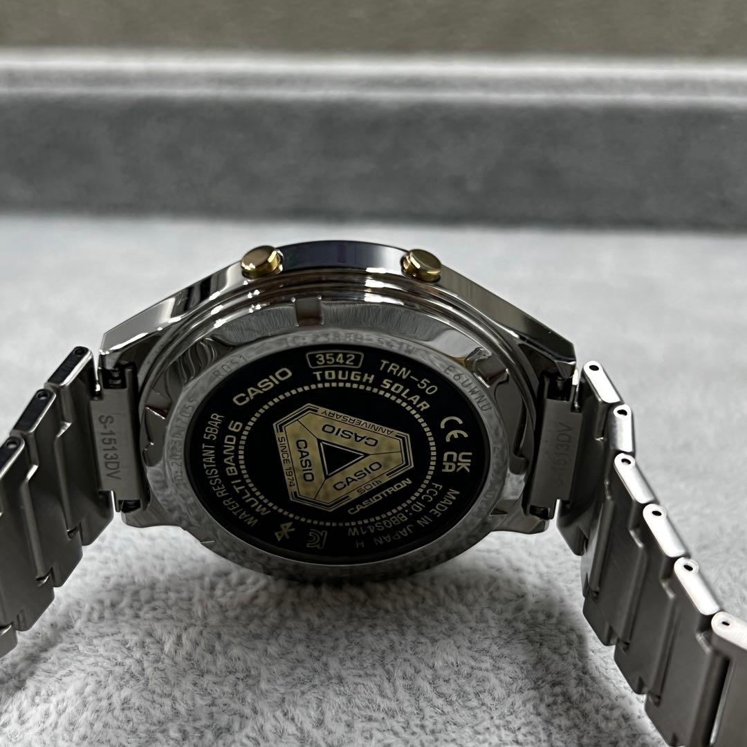CASIO TRN-50SS-2AJR Solar Men's Watch — Japanese