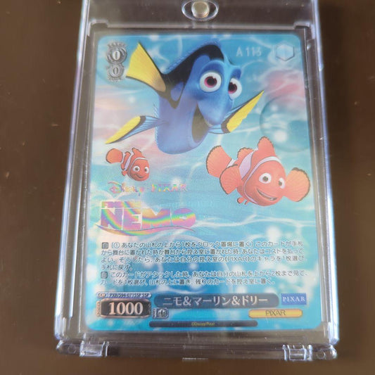 Weiss Schwarz Disney Vise Disney Pixar Finding Nemo & Merlin & Dory SSP — Japanese