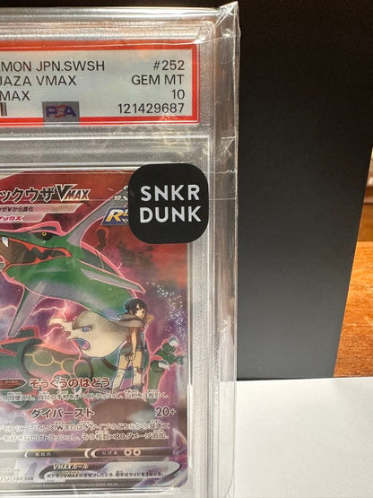 PSA 10 Pokemon Rayquaza VMAX — Japanese