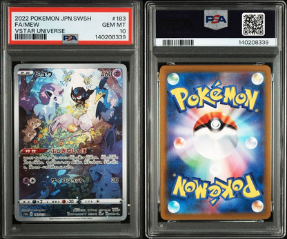 PSA 10 Pokemon Mew AR — S High Class Pack VSTAR Universe 183/172 — Japanese