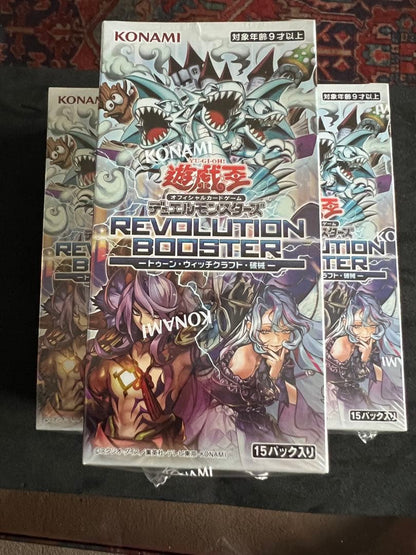 Yu-Gi-Oh Yu-Gi-Oh! Booster Toon Witchcraft / Machine Breaker 3BOX Box — Japanese
