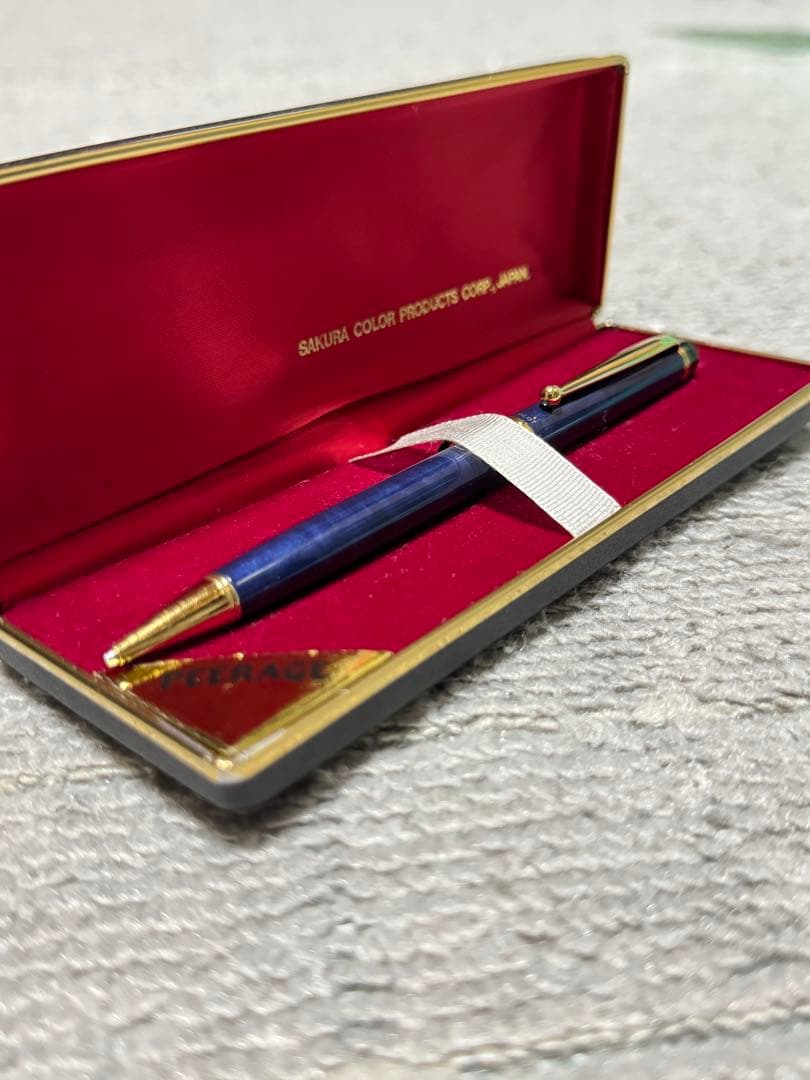 Pilot Mechanical Pencil in blue metal with included Sakura branded protective case