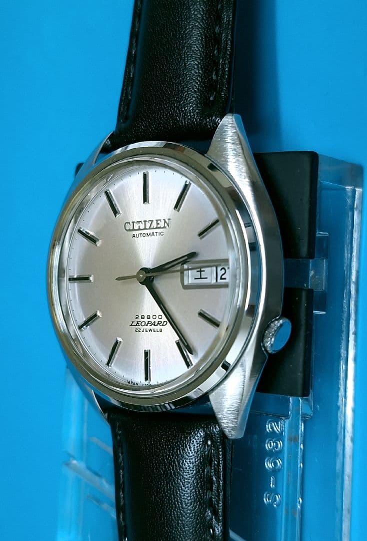 Citizen Leopal 22 Jewels Hi-Beat 28800 V157-0BX0 Automatic Men's Watch — Japanese