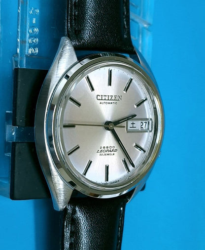 Citizen Leopal 22 Jewels Hi-Beat 28800 V157-0BX0 Automatic Men's Watch — Japanese