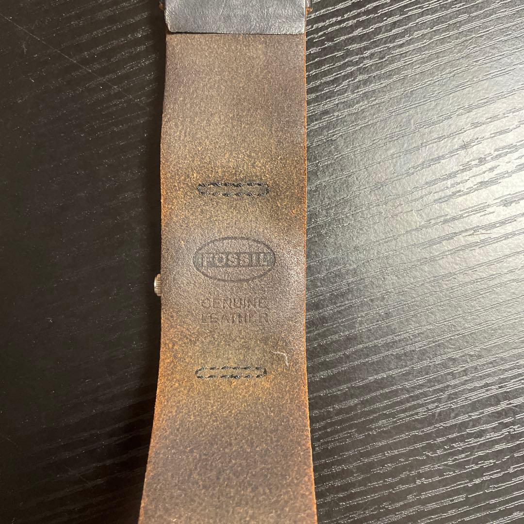 FOSSIL Leather Band Series Men's Watch — Japanese