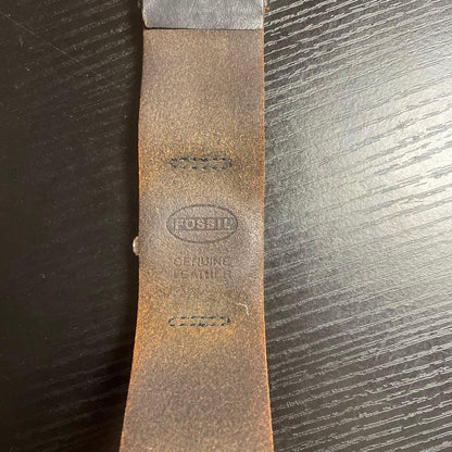 FOSSIL Leather Band Series Men's Watch — Japanese