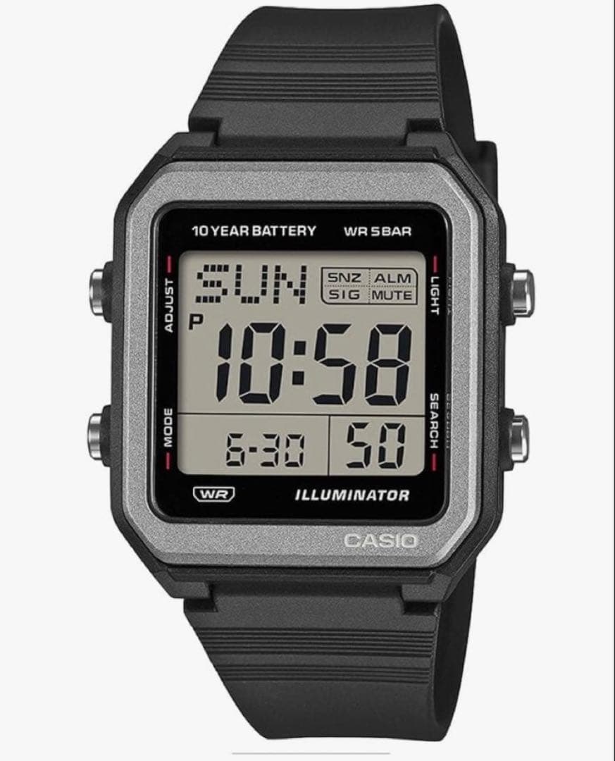 CASIO W-221H-1AJF Digital Men's Watch — Japanese