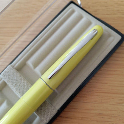 Pilot Kakuna Fountain Pen in Limited Energy Yellow with fine point nib, new and unused