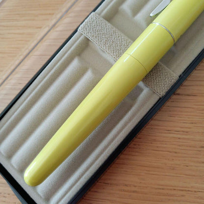 Pilot Kakuna Fountain Pen in Limited Energy Yellow with fine point nib, new and unused
