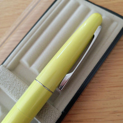Pilot Kakuna Fountain Pen in Limited Energy Yellow with fine point nib, new and unused