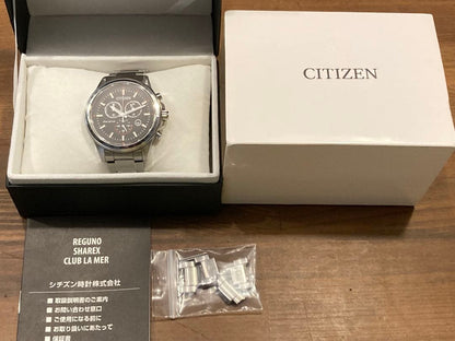Citizen Ecodrive Chronograph SBTR009 Solar Men's Watch — Japanese