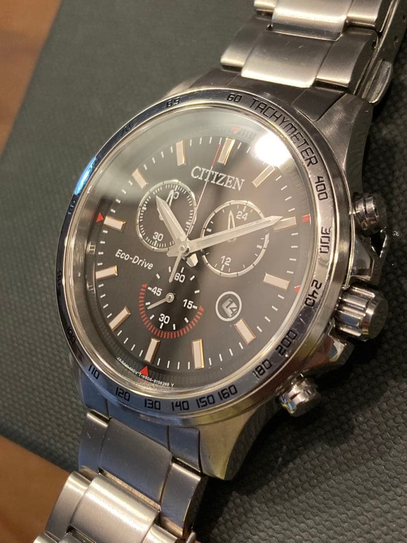 Citizen Ecodrive Chronograph SBTR009 Solar Men's Watch — Japanese