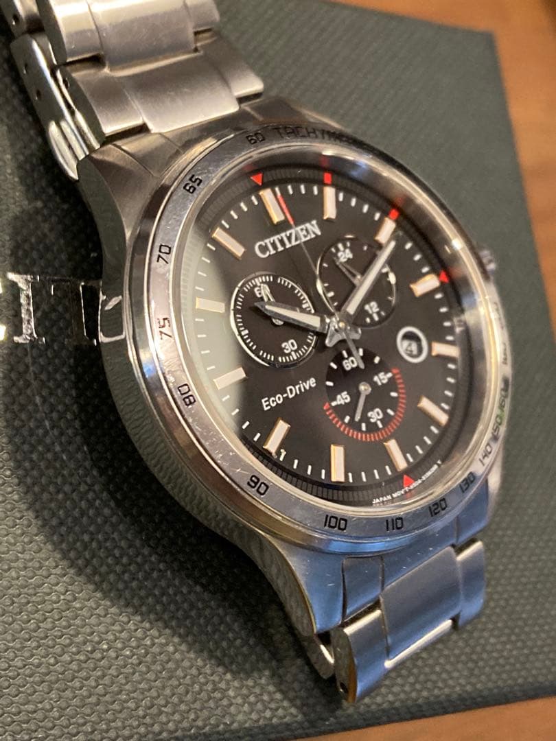 Citizen Ecodrive Chronograph SBTR009 Solar Men's Watch — Japanese