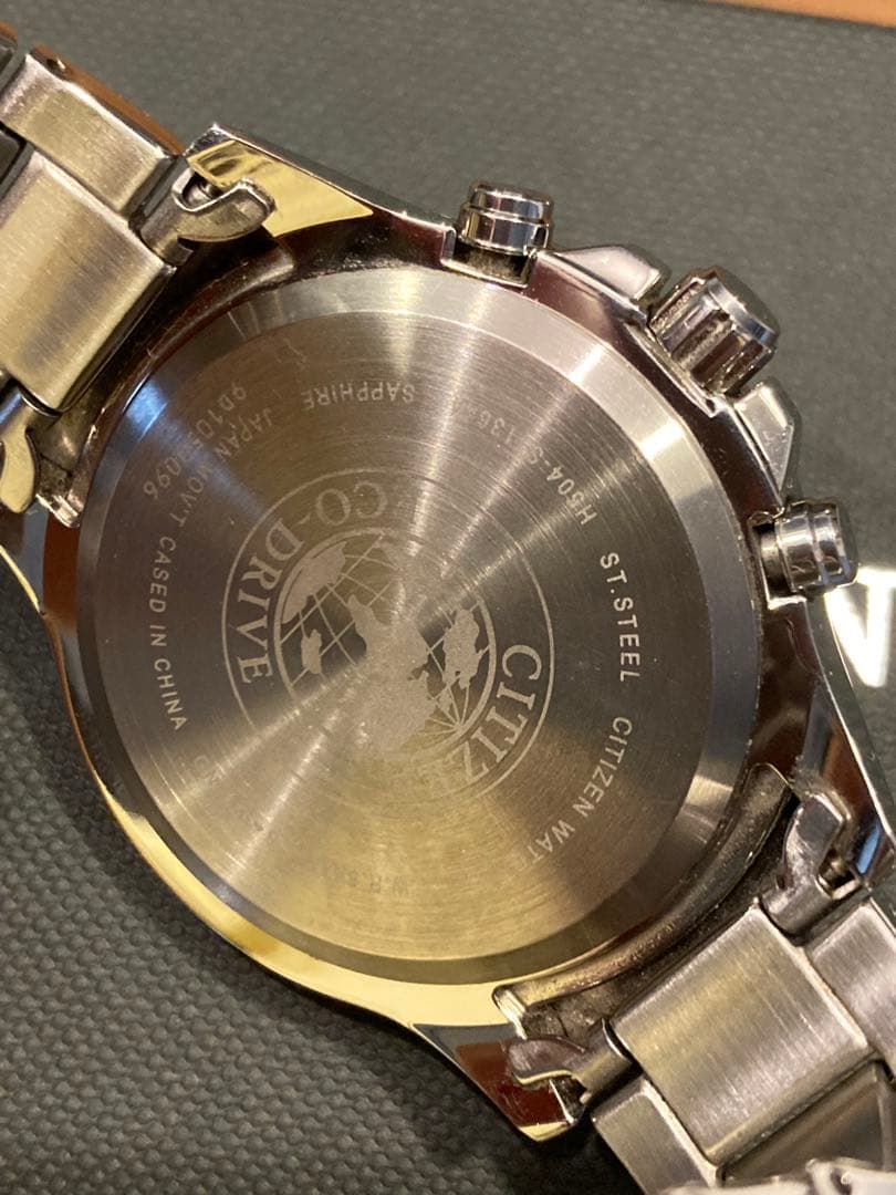 Citizen Ecodrive Chronograph SBTR009 Solar Men's Watch — Japanese