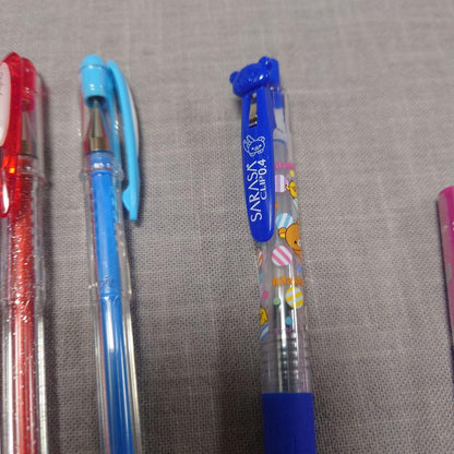 PILOT 4+1 LIGHT mechanical pencil set with 2 pencils, 4 refills, and 1 Sarasa Clip 0.4 featuring black, red, and blue colors