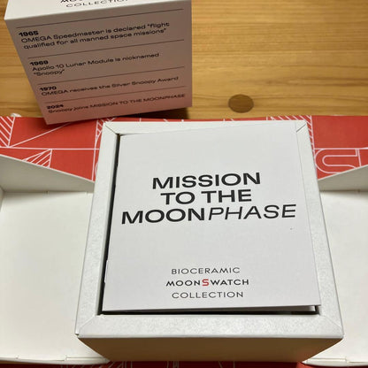swatch MoonSwatch White Quartz Men's — Japanese