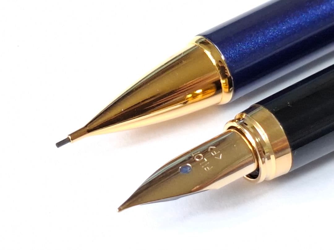 PILOT cavalier blue fountain pen and ballpoint pen set FCA-3SR-L-F and BCA-2SR-L