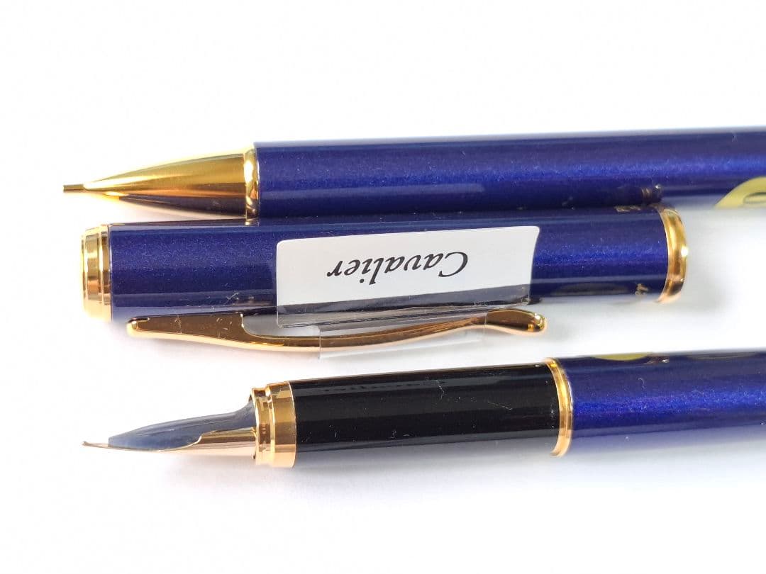 PILOT cavalier blue fountain pen and ballpoint pen set FCA-3SR-L-F and BCA-2SR-L