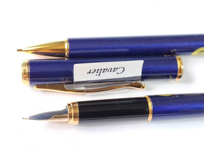 PILOT cavalier blue fountain pen and ballpoint pen set FCA-3SR-L-F and BCA-2SR-L