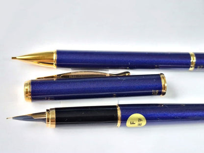 PILOT cavalier blue fountain pen and ballpoint pen set FCA-3SR-L-F and BCA-2SR-L