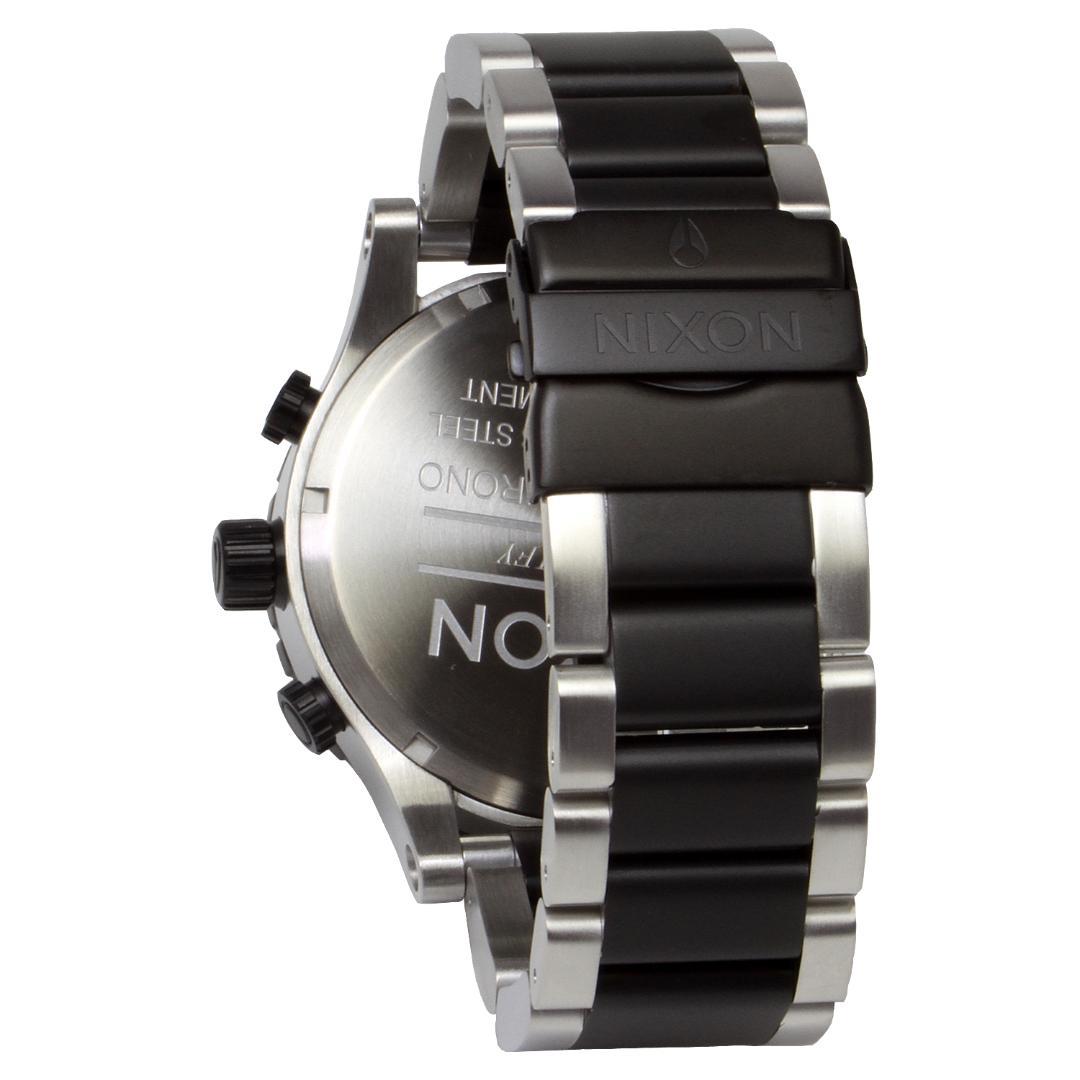 NIXON 51-30 CHRONO BK/ROSE Quartz Men's Watch — Japanese