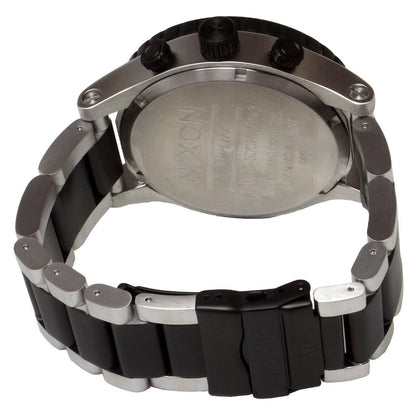 NIXON 51-30 CHRONO BK/ROSE Quartz Men's Watch — Japanese