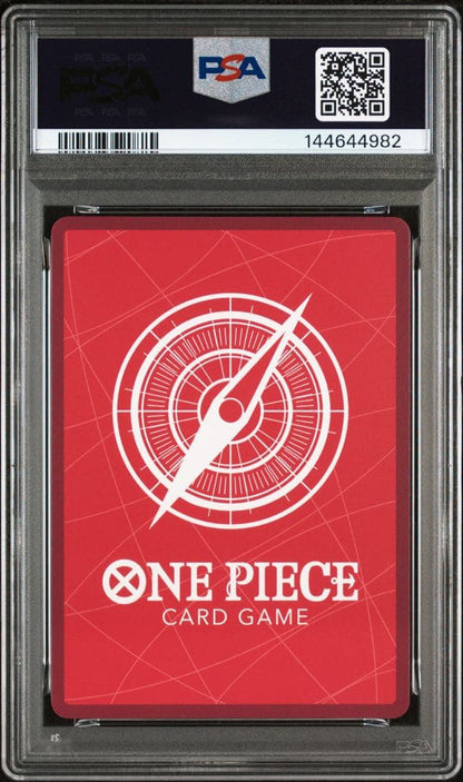 PSA 10 One Piece Monkey D. Luffy L — OP13-001 — Japanese