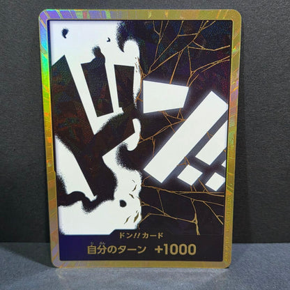 One Piece One Piece Card Gold Don Teach — Don!! Card — Japanese