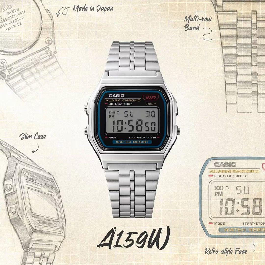 CASIO A159WA-N1JH Quartz Men's Watch — Japanese