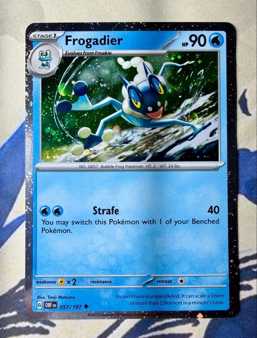 Pokemon Greninja ex — English