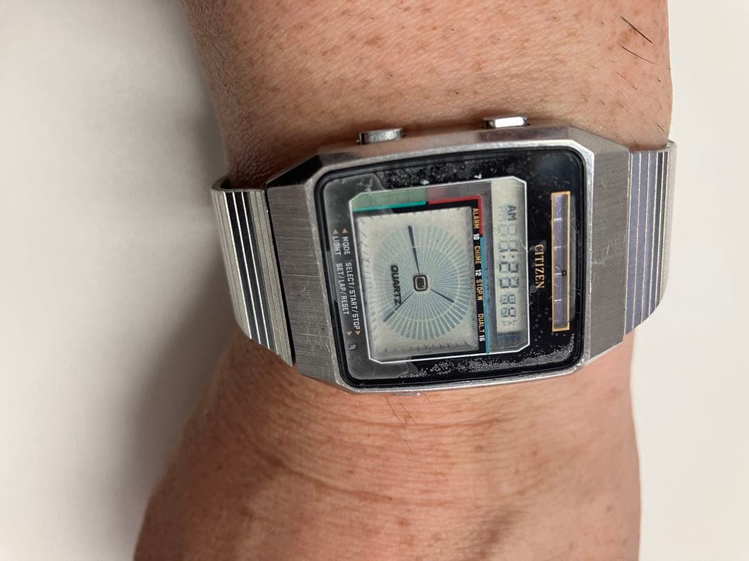 Citizen Digital Quartz Men's Watch — Japanese