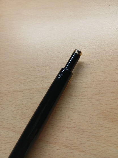 PILOT 2+1DX black lacquer multi-function pen with eraser cap and sharpener mechanism