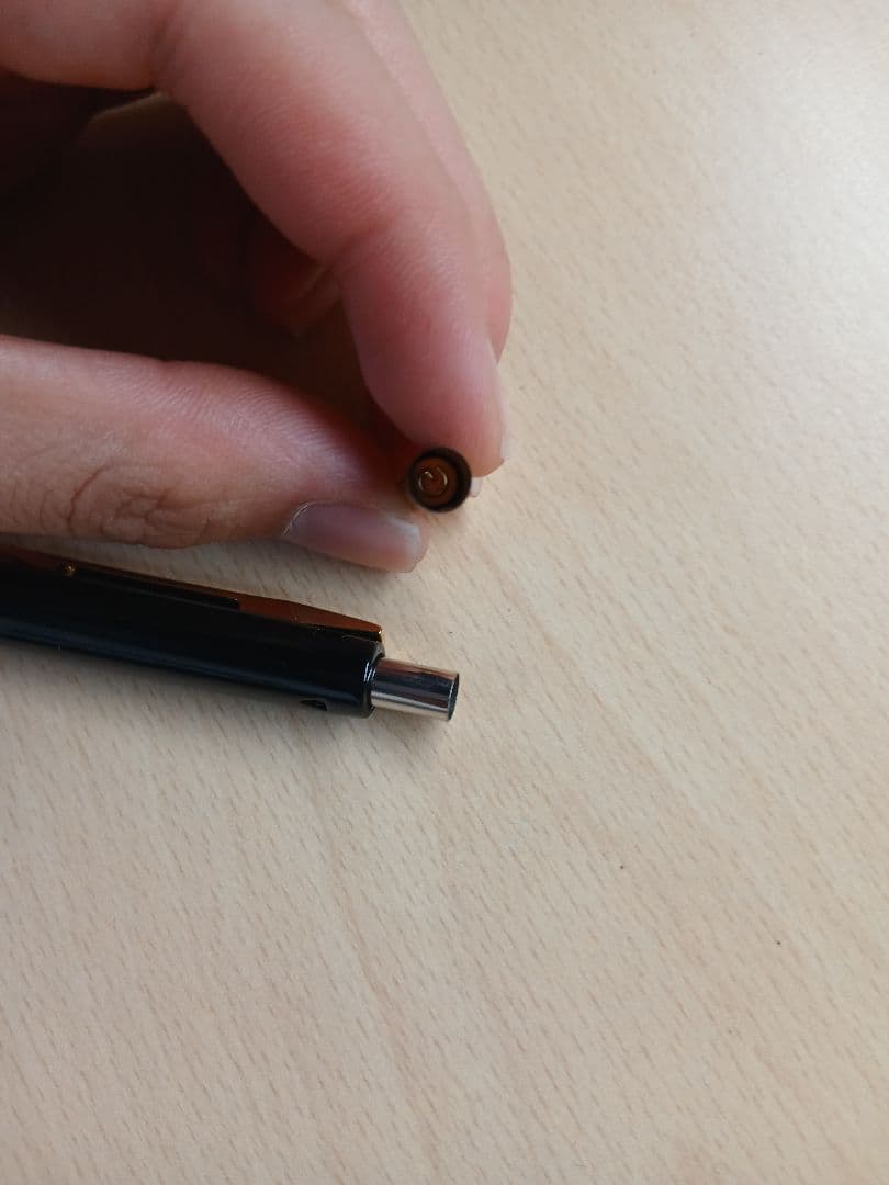 PILOT 2+1DX black lacquer multi-function pen with eraser cap and sharpener mechanism