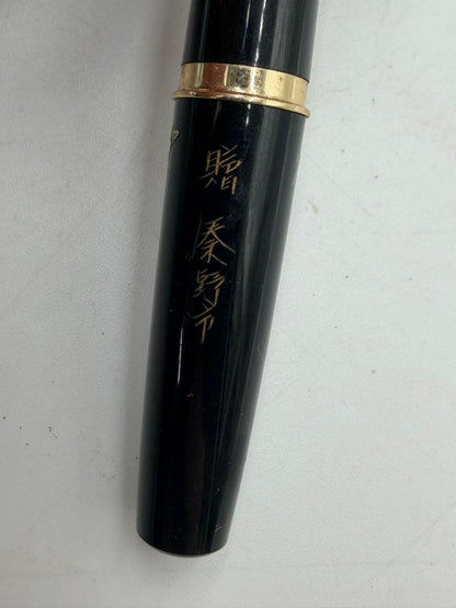 PILOT Elite Fountain Pen model ELITE with 18K nib in black color shown on white background