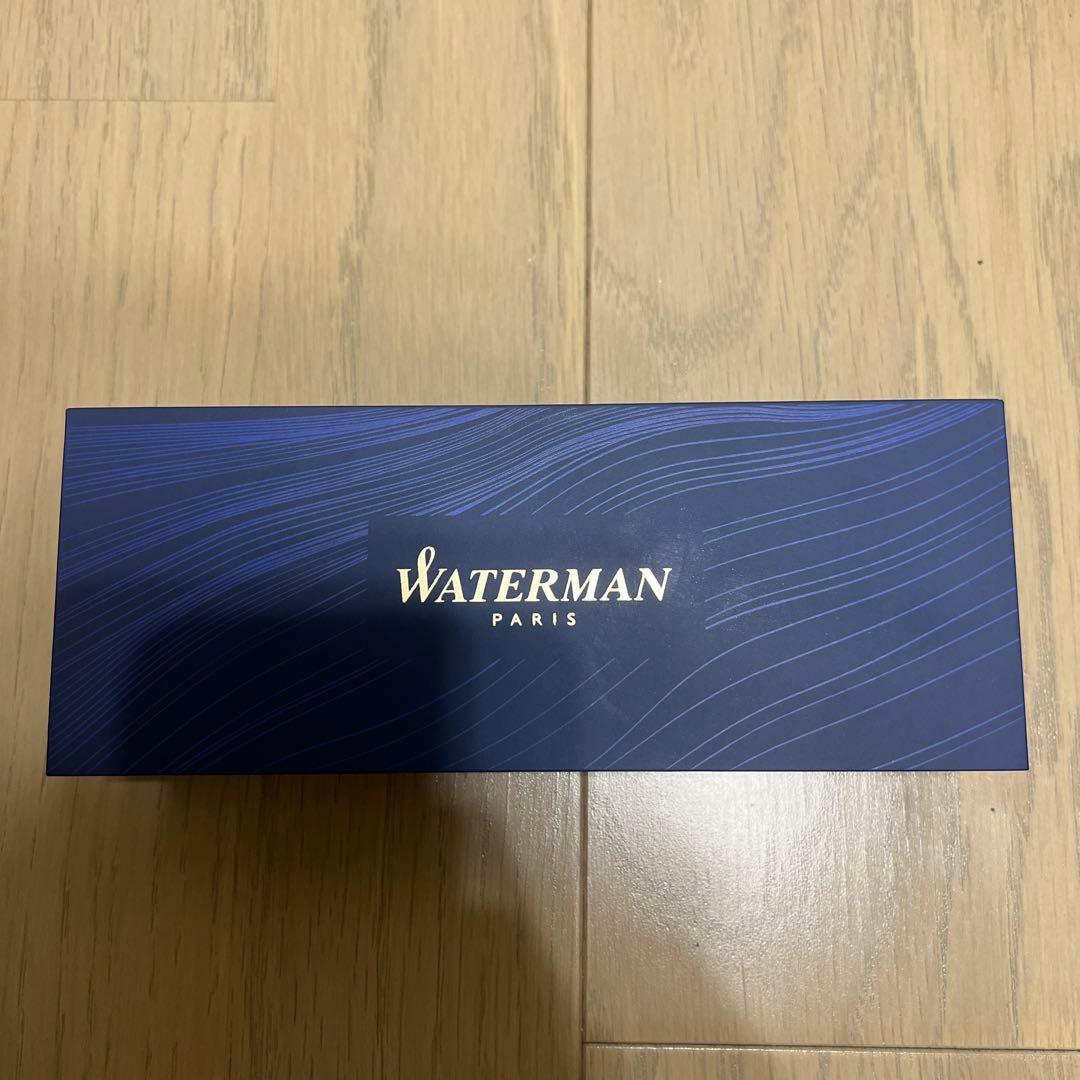 Waterman ballpoint pen body in sleek design, shown in close-up on white background