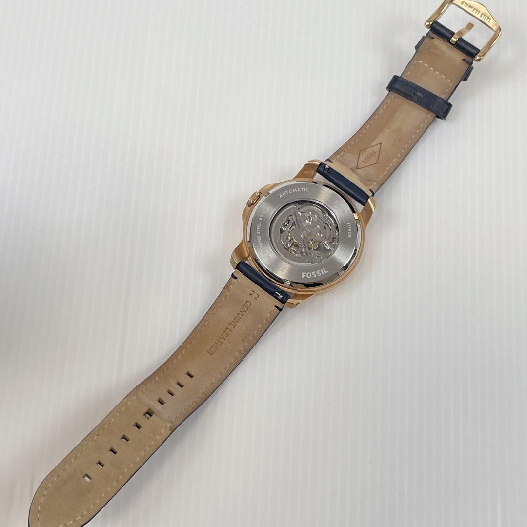 FOSSIL Skeleton Dial Back Skeleton Automatic Men's Watch — Japanese
