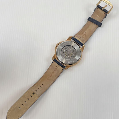 FOSSIL Skeleton Dial Back Skeleton Automatic Men's Watch — Japanese